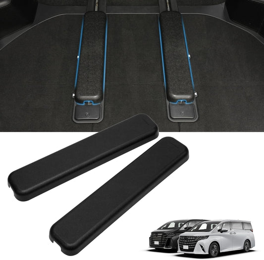 Mixsuper Alphard Rail Cover, 40 Series Vellfire Seat Rail Cover, Cargo Area Cover, 3rd Row Cover, 40 Alphard, Custom Parts, Made of ABS Resin, Specially Designed for Vehicles, Waterproof, Stain