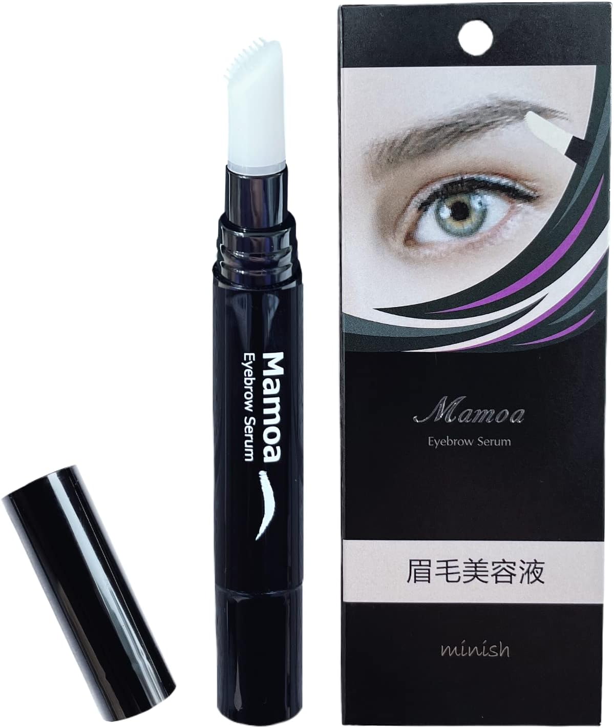Minish Eyebrow Care, Eyebrow Serum, Eyebrow Serum, Eyebrow Care, Beautiful Eyebrows, Unisex, Mamoa, Human Stem Cells