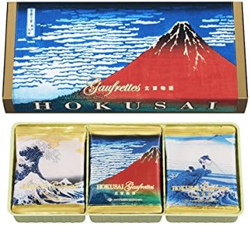 Tokyo Fugetsudo TOKYO FUGETSUDO Sweets, Confectionery, Gift, Western Confectionery, Assorted, Present, Individually Wrapped, Hokusai Waffles, Set of 12