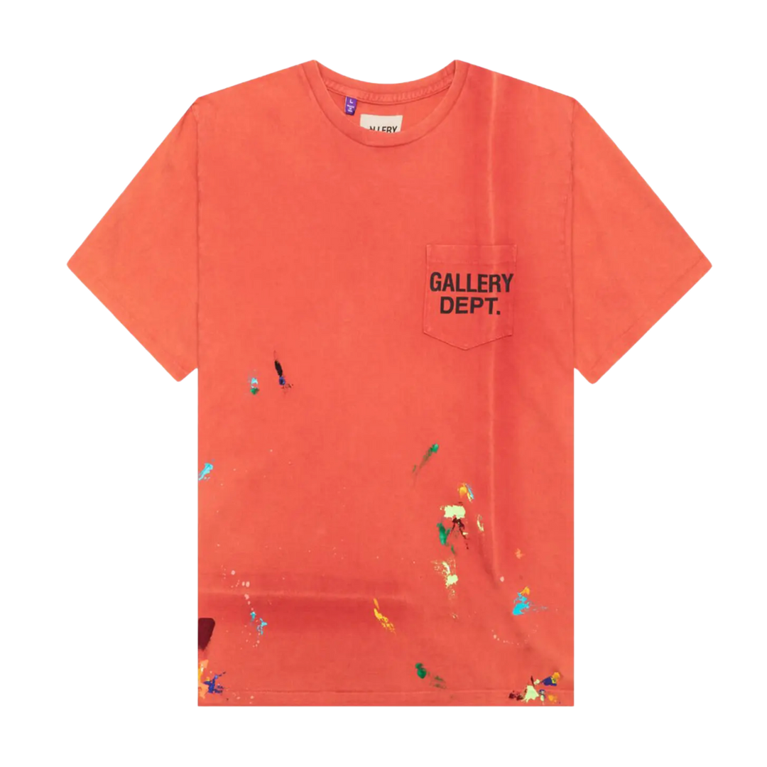 GALLERY DEPT 'VINTAGE RED' PAINT SPLATTER TEE