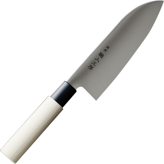 Styleneo Santoku Knife, Made in Japan, Stainless Steel, Craftsmanship Finished, Japanese Knife, 6.7 inches (170 mm), Tsubamesanjo