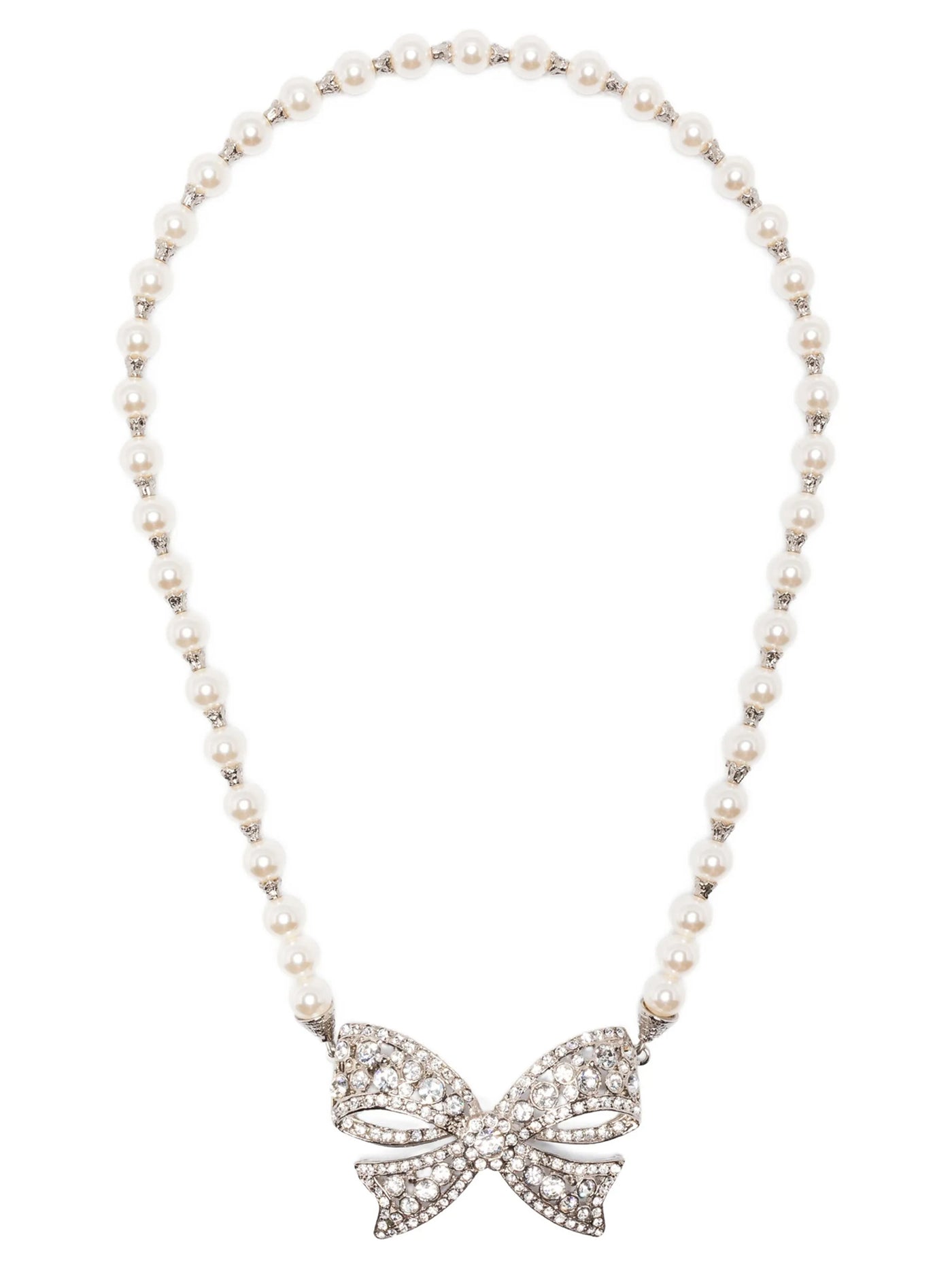 Alessandra Rich アレッサンドラリッチパールボウネックレス - Image 1