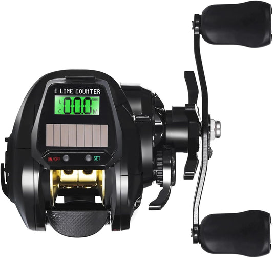 Electric Spinning Reel, USB Rechargeable & Long Operation, Smooth Winding Feel & Maximum Drag Force: 22.0 lbs (10 kg), High Precision 7.2:1 Gear Ratio, Powerful and Lightweight; Suitable for