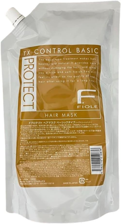 フィヨーレ(FIOLE) Fプロテクト ヘアマスク ベーシック 1000g レフィル ローション ブラウン 1.0キログラム (x 1)