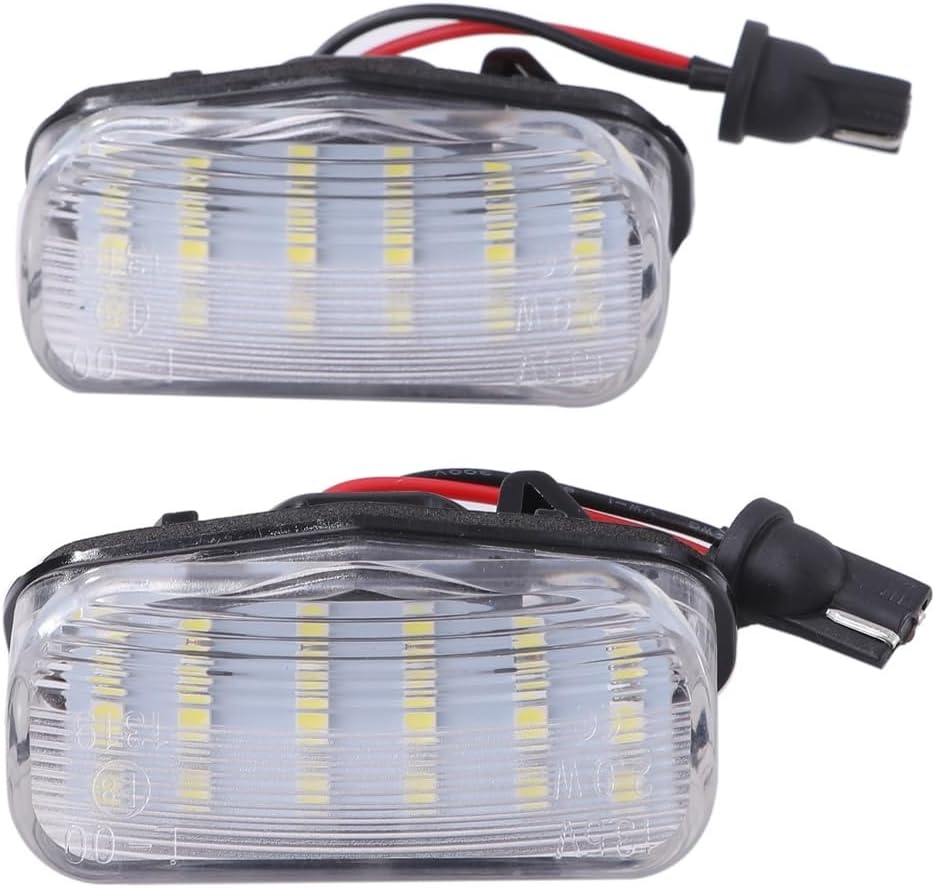 Honda LED License Plate Light License Lamp Set of 2 Freed Hybrid GB5 GB6 GB7 GB8 Genuine Replacement 34102-SZN-A01 Parts Custom Parts General Purpose