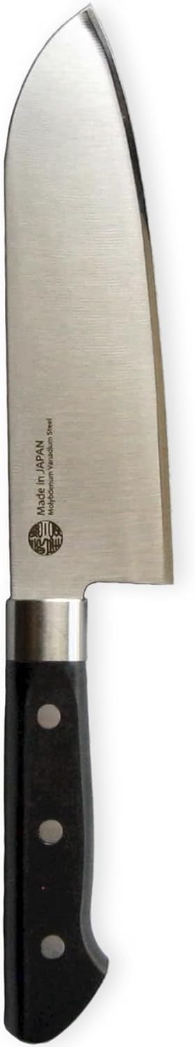 Nagao Tsubame Sanjo Santoku Knife, Blade Length: 6.5 inches (165 mm), Molybdenum Vanadium Steel, Dishwasher Safe, Made in Japan