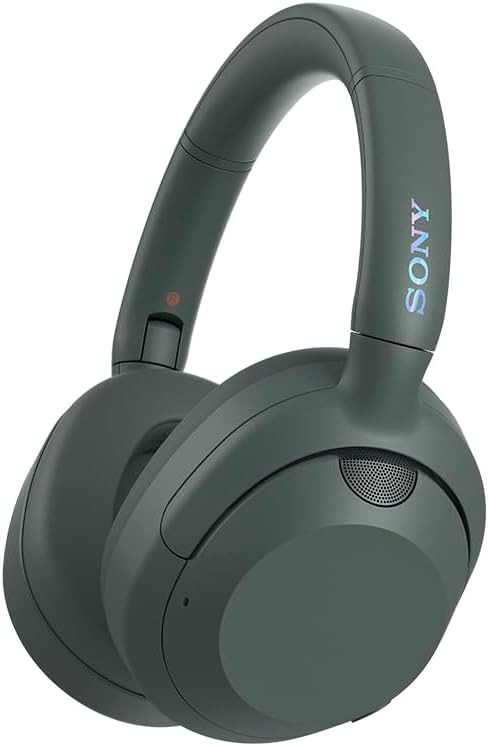 Sony WHULT900N HC ULT WEAR Wireless Noise Canceling Headphones, Stereo, Powerful Bass, Built-In Alexa, Improved Calling Performance, Comfortable, Forest Gray