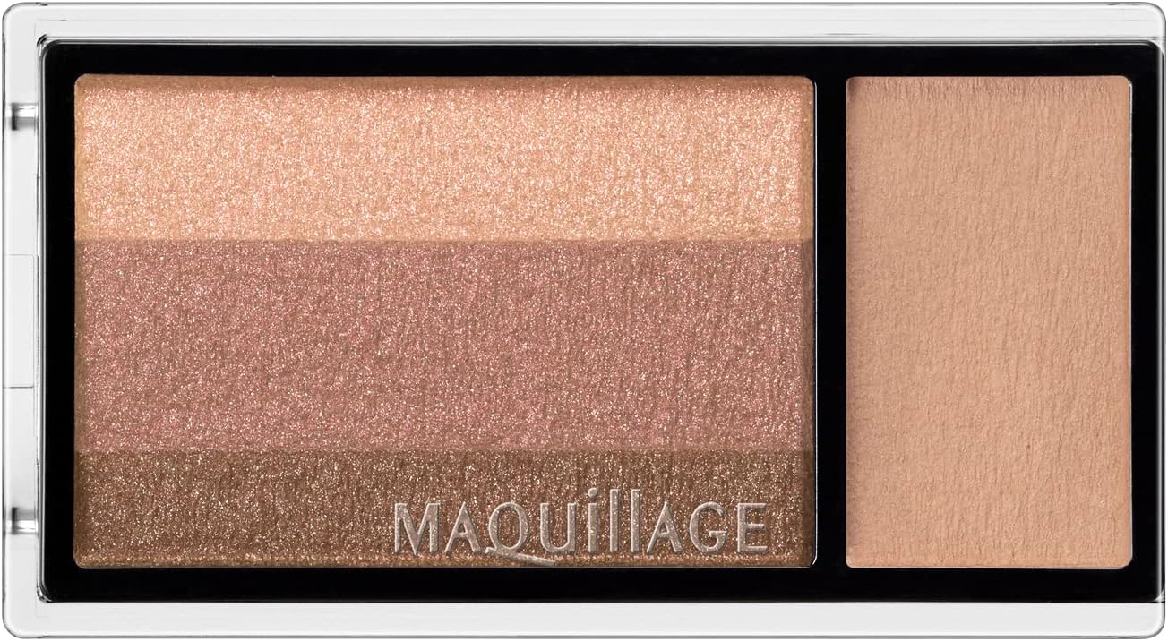 Maquillage BR343 Dramatic Eye Color (Multi) Almond Galette Eye Shadow Customizable Gradation Nose Shadow Eyebrow Main Unit 0.09 oz (2.5 g)