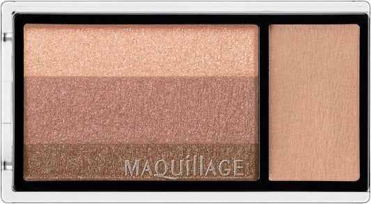 Maquillage BR343 Dramatic Eye Color (Multi) Almond Galette Eye Shadow Customizable Gradation Nose Shadow Eyebrow Main Unit 0.09 oz (2.5 g)