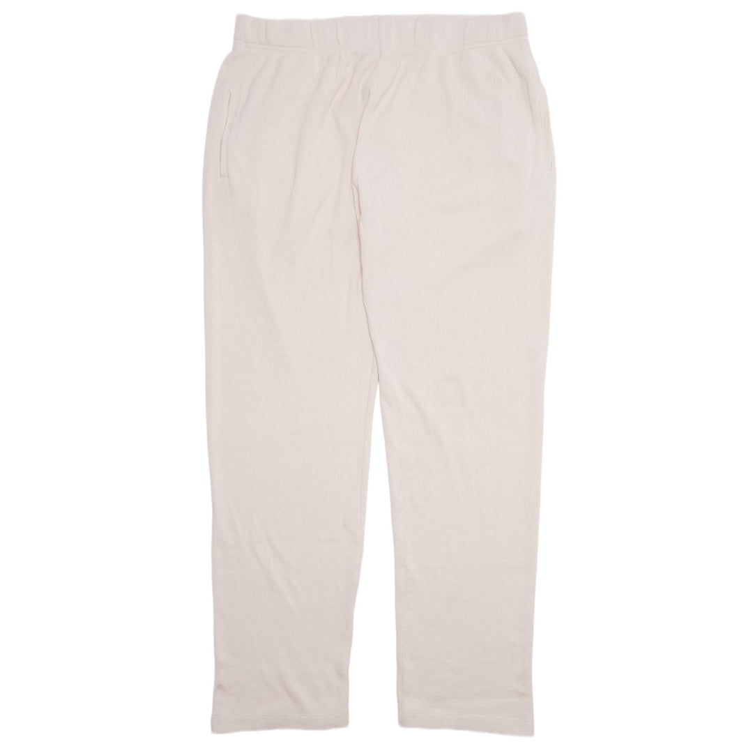 CHROME HEARTS 'CREAM' WAFFLE THERMAL PANTS