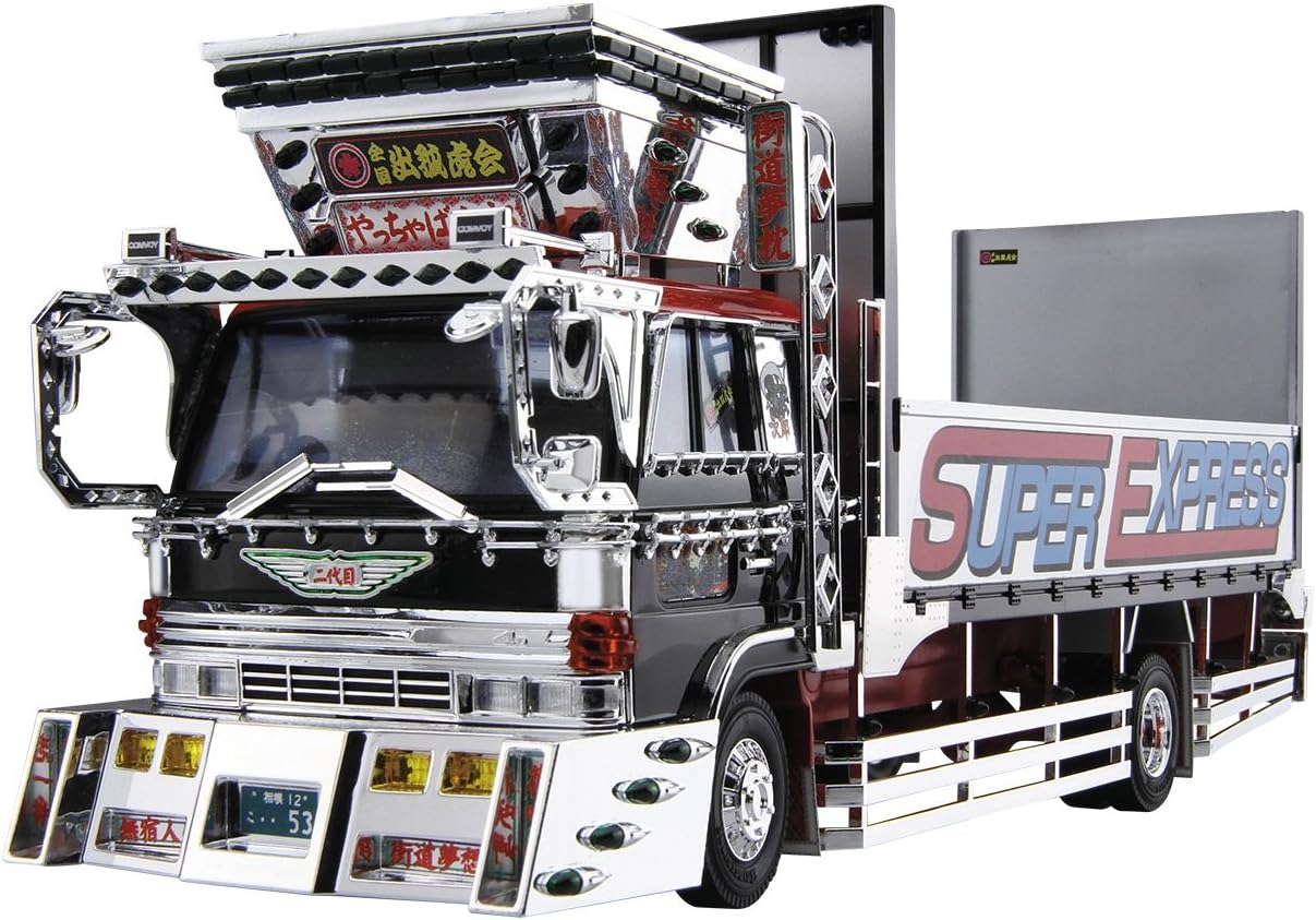 青島文化教材社 1/32 バリューデコトラシリーズ No.40 やっちゃば次郎 4t平ボデー プラモデル