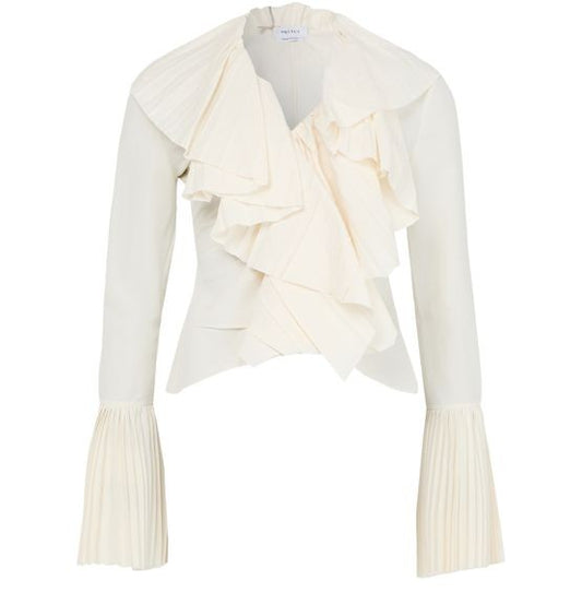 MCQUEEN ラッフル付き シャツ - Image 1