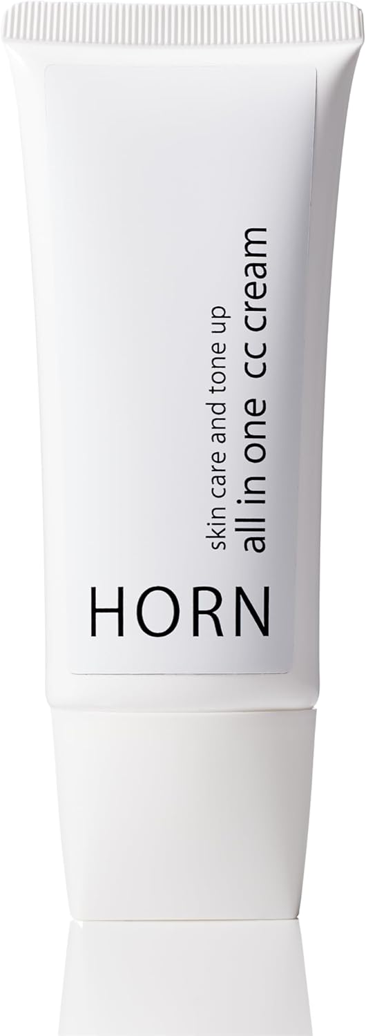 HORN All-in-One CC Cream, Faint Spreading Bergamot Scent, 1.8 oz (50 g), Men's Care, Skin Care, Time-saving Care Cream, 5 Functions (Lotion, Milky Lotion, Moisturizing Cream, Beauty Essence, Makeup