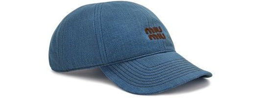 MIU MIU Cap with logo and drawstring - Image 1