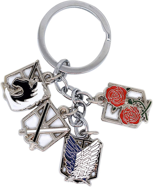 Formemory Attack on Titan Goods, Attack on Titan Investigation Corps, Wings of Liberty, Tool, Key Chain, Anime Keyring, Keychain, Attack on Titan Investigation Corps, Quessary, Bag Pendant, Fashion,
