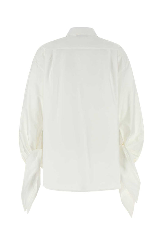 Balenciaga バレンシアガホワイトポップリンシャツ - Image 1