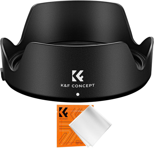 K&F Concept EW-78F Compatible Bayonet Type Lens Hood for Canon RF 24-240mm F4-6.3 Direct Light Protection Improved Image Quality Camera Accessories Scratch Resistant Replacement Lens Accessories EF