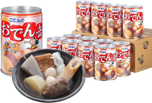 (Exclusive) Official Kotengu Canned Beef with Radish, 3 Years of Manufacture, 12 Cans Gift, For Those Who Live Away, Canned Snacks, Side Dishes, Chopsticks, For Outdoors, Emergency Food, Preserved Food, Rolling Stock, No Need for a Can