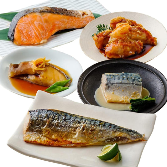 Matsunoe Plump Grilled Moist Boiled 5 Types, Set of 10, Daimatsu, Shortest 1 Minute, Range, Boiling, Frozen, Side Dishes, Retort, Small Divided Fish, Japanese Food, Boiled Fish, Grilled Fish, Ochugen