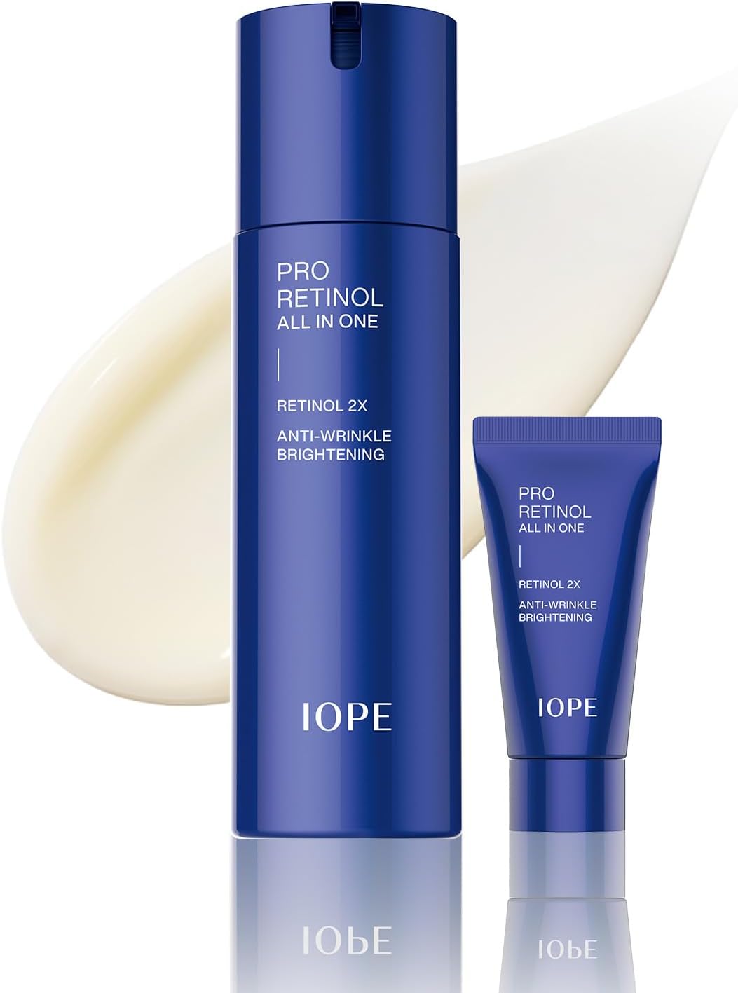 IOPE Official Iope Men's Pro Retinol All-in-One Set, 4.2 fl oz (120 ml), Includes 1.1 fl oz (30 ml), Retinol Serum, Niacinamide, Skin Care, Men's Essence, Men's Cosmetics, Present, Korean Cosmetics,