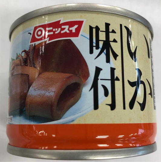 Nissui Squid Flavor No. 8 Can EO 4.6 oz (130 g) x 4 Packs
