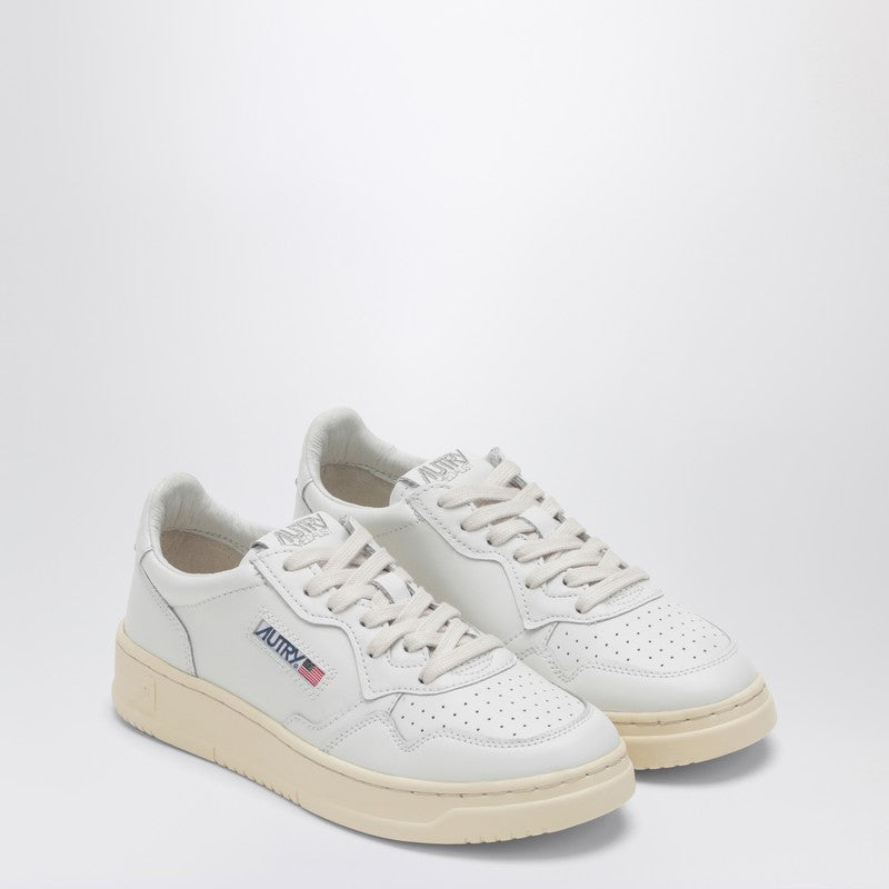 Autry White Leather Medalist Sneakers - Image 1