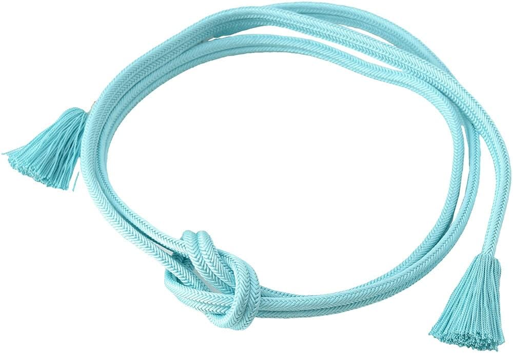 Nagomiya Woven Banding, Made in Japan, Pure Silk Obi Fastening, Plain Vivid, Regular Scale, Traditional Crafts, Kyoto Braid, Loose, Stranded Tassel