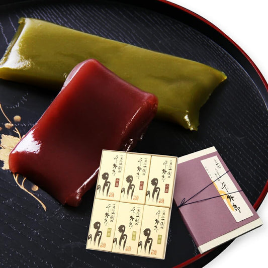 Uiro Japanese Sweets, Set of 6, Imperial Present, Yamaguchi, Japanese Confectionery, Can be Used with Handbags, Gifts, Individually Wrapped, Birthdays, Supplies, Winter Gifts, New Year's Day