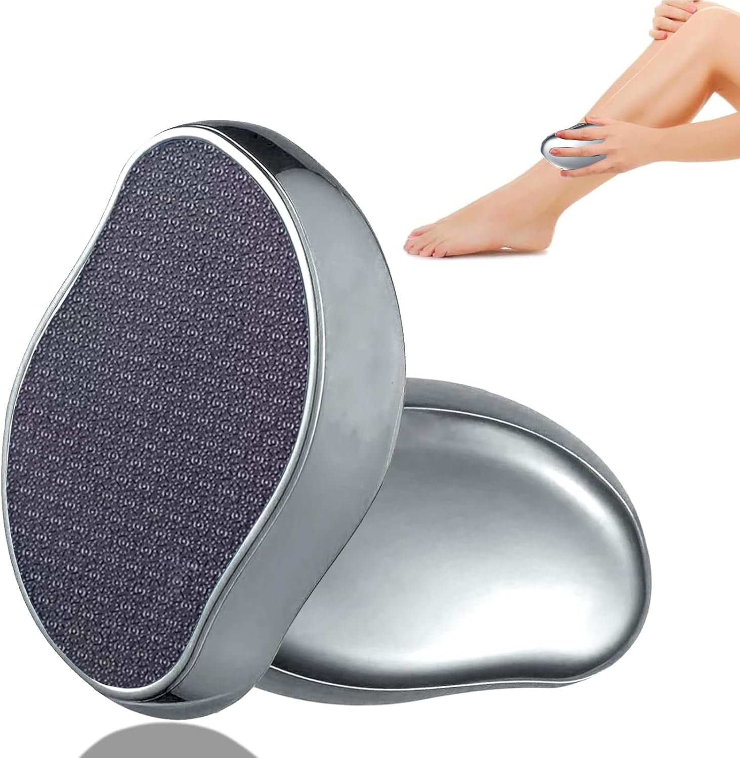 (2025 Release) Hair Removal Device, Painless Hair Removal Device, Just Rub, Newest Hair Removal Device, Exfoliation, Nano Glass, Physical Hair Removal, Unisex, Glass Remover, Palm Size, Lightweight