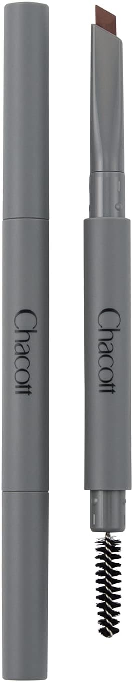 Chacott Chacot Brush-Up Eyebrow with Screw Brush Waterproof Formula for Women & Men Genderless Cosmetics Color 241 Brown