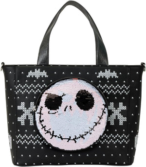 Loungefly Disney Nightmare Before Christmas Jack - Bolsa de mano con monedero