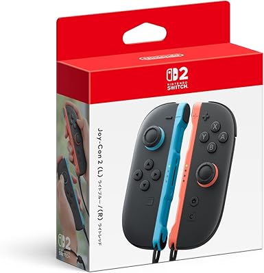 【任天堂純正品】Joy-Con 2 (L) ライトブルー/(R) ライトレッド