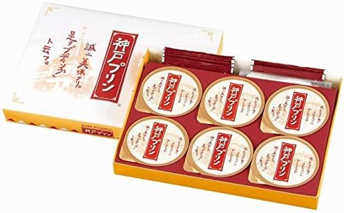 Kobe Souvenir Kobe Pudding 6-piece Set