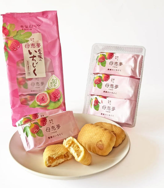 Momei Dream Honpo Baby Dream Ichijiku of Ehime, Set of 6, Mother Ehime Dream Poem, Poem, Ehime, Souvenir, Ichijiku, Toronai Persimmon, Setouchi Sweets, Baked Goods, Gift, Gift, Order, Souvenir