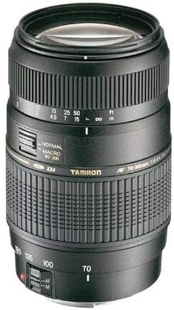 Tamron AF 70-300mm F/4-5.6 Di LD MACRO 1:2 SLR Tele zoom lens Black