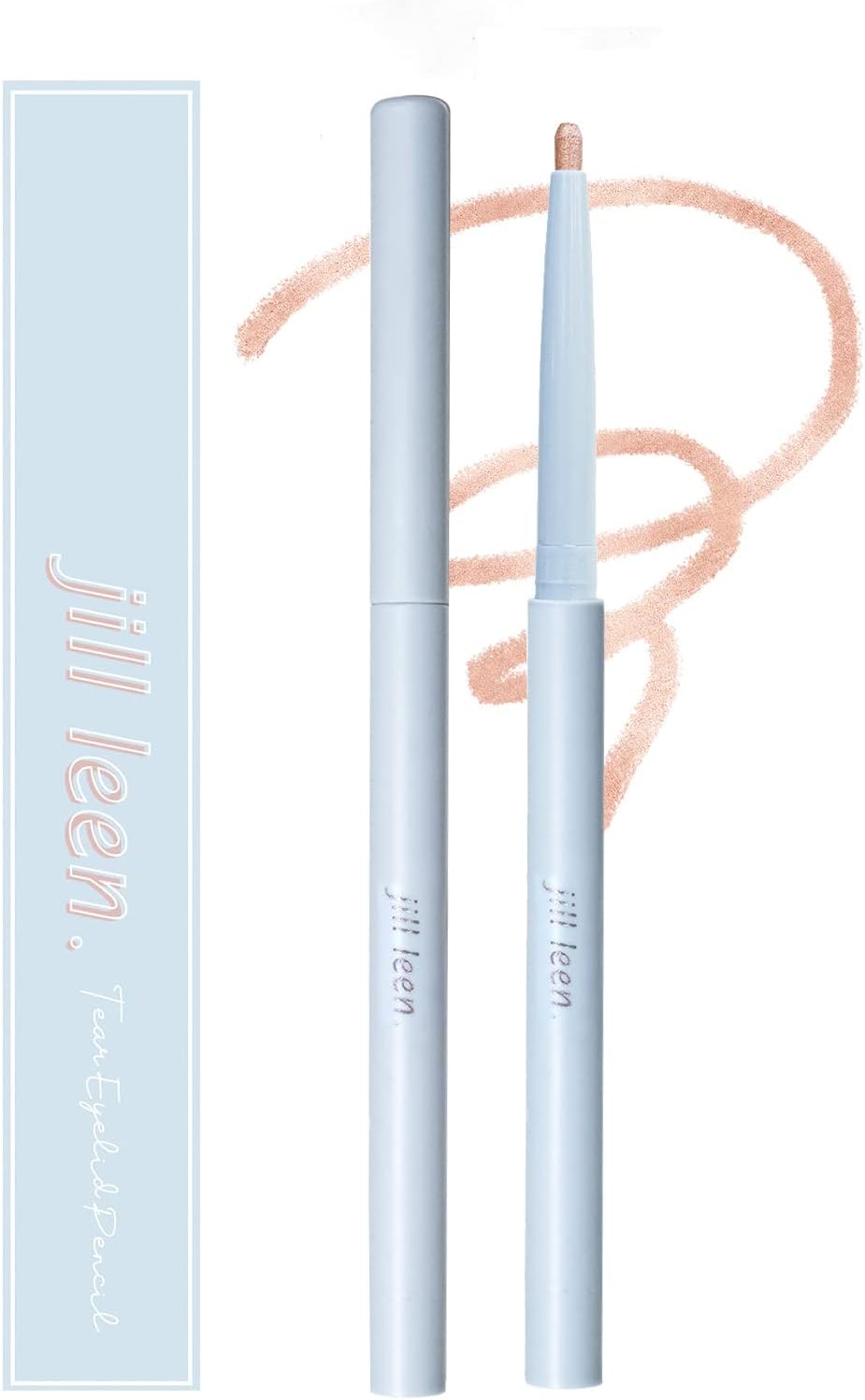 101 Champagne Pink Teardrop Bag, Pink, Glitter Pencil, Eyeline, Glossy, Plump