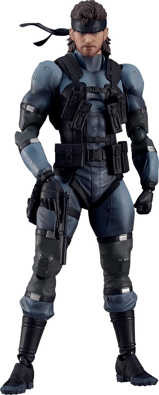 figma METAL GEAR SOLID2 SONS OF LIBERTY Solid Snake MGS2 Ver. Updated Edition, Non-Scale Plastic Pre-painted Action Figure