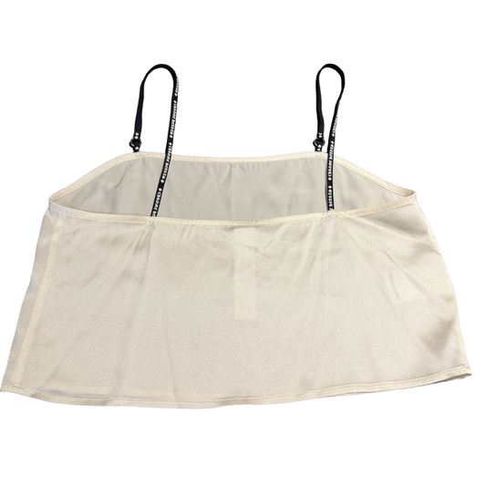 CHROME HEARTS 'CREAM' SILK TANK TOP