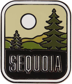 Vagabond Heart Sequoia Pin – Insignia de solapa esmaltada dura de recuerdo de California NPS – Pin de metal para viaje de parque nacional Sequoia para mochila, chaqueta, sombrero, coleccionable para