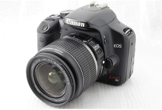 SLR Camera Used Beginner Canon EOS Kiss X2 Lens Kit Sensor Cleaning Lens Electrical Contact Coating
