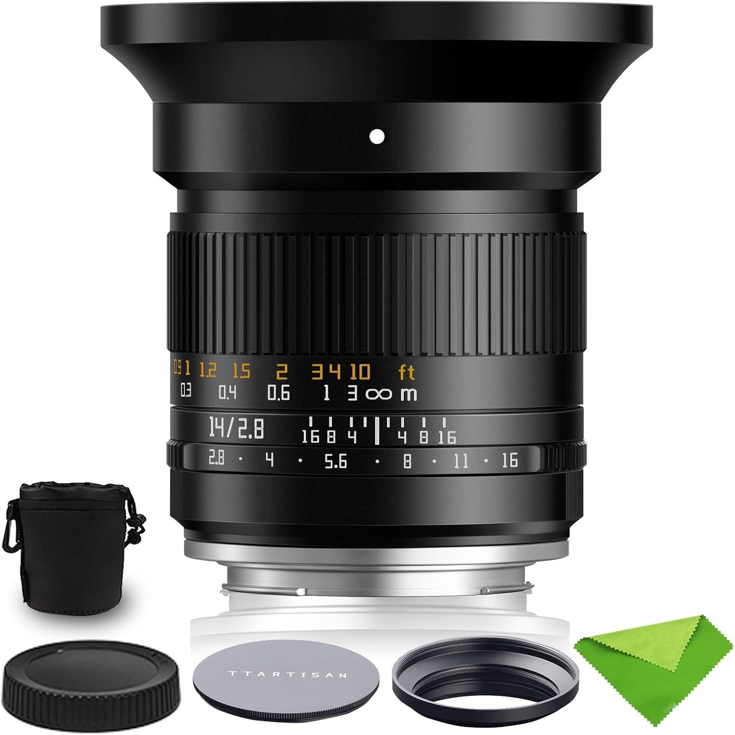 TTArtisan 14mm F2.8 RF Mount for Canon Ultra Wide Angle Full Frame Autofocus Prime Lens for Canon RF Mount Cameras