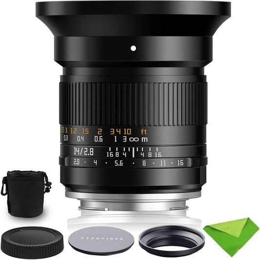 TTArtisan 14mm F2.8 RF Mount for Canon Ultra Wide Angle Full Frame Autofocus Prime Lens for Canon RF Mount Cameras