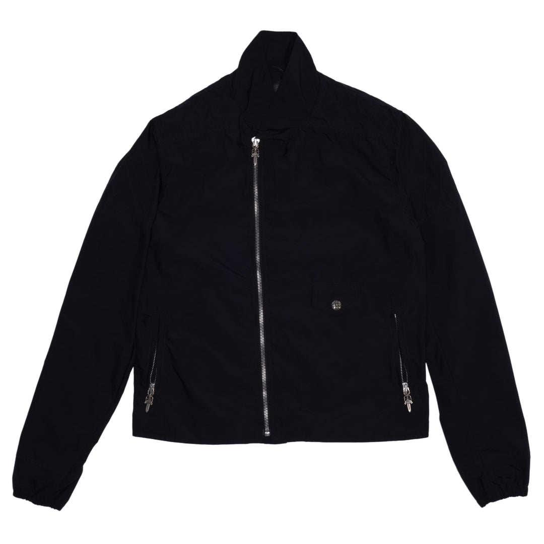 CHROME HEARTS 'BLACK' NYLON WINDBREAKER