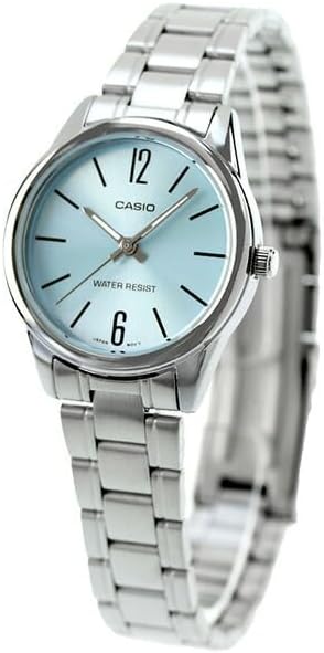 Casio LTP-V005D-2B Standard Chippukashi Quartz Ladies Watch, blue (sky blue), Bracelet Type