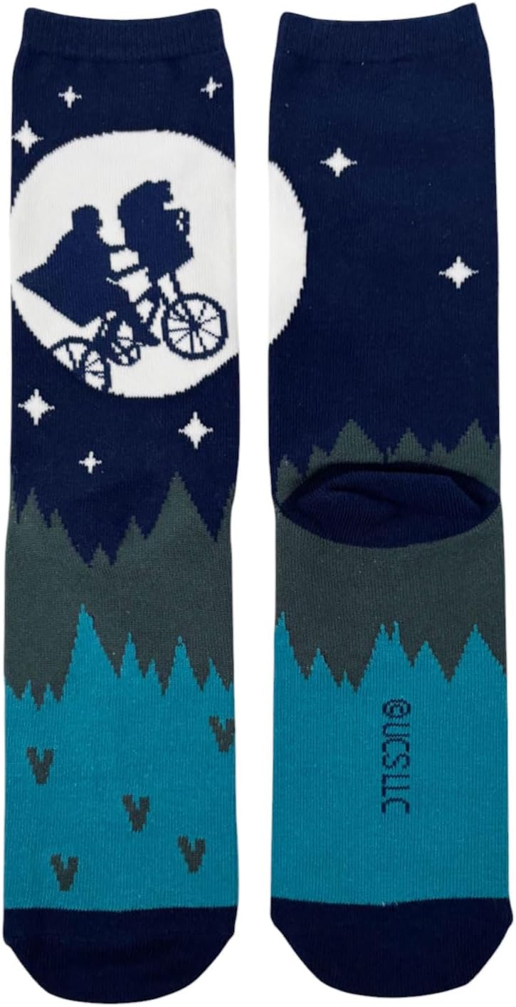 Small Planet E.T. High Socks Night Sky