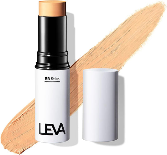 LEVA BB Stick, Easy Trouble Cover, For Beginners, No Techniques, Just Apply Directly (Bear, Pores, Acne Marks, Blue Beard, Skin Color Correction), SPF 47 PA++++, Job Hunting Grooming, Can Be Removed