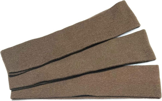 Turban, Made in Japan, Cotton Fabric, 2.0 inches (5 cm), Sold as a Set, Hair Band (Brown3)