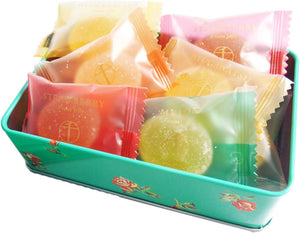 Gift candy jelly assortment from Patisserie Ginza Sembikiya, can of bite-sized fruit jelly