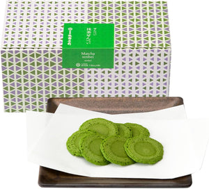 Jaen Tsujiri Matcha Senbe, 2.5 oz (70 g), Matcha Candy, Gift, Sweets, Thick, Kyoto Souvenir, Gift Box, Present, Matcha Confectionery