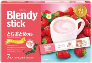 Blendy Stick, Tochigi Limited, Tochiotome Assam Tea, Strawberry Ole, Stick Drink, Local Souvenir